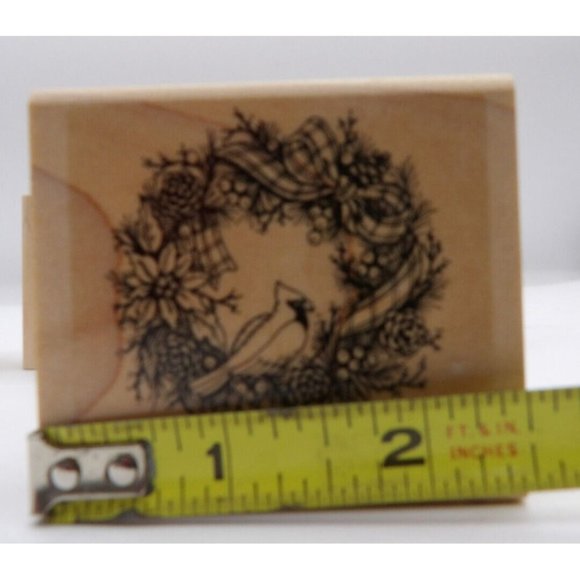 Stamps Set Nature's Christmas Stampin' Up! Set of 7 with box © 1997 - Picture 4 of 16